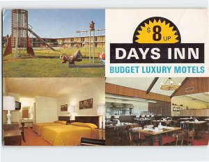 Postcard Days Inn, Budget Luxury Motels, Richmond Hill, Georgia