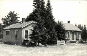 St. Ignace Michigan MI Arnold Court Real Photo Vintage Postcard