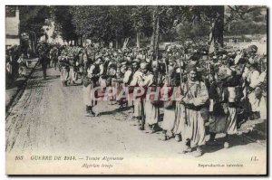 Old Postcard Algerian Army Troop