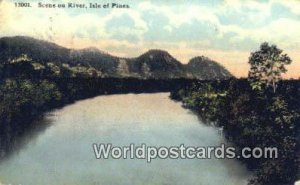 Scene on River Isle of Pines Republic of Cuba 1912 