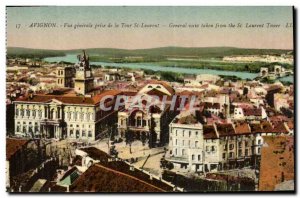 Old Postcard Avignon Vue Generale Making the Tour St Laurent