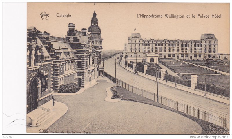 L'Hippodrome Wellington Et Le Palace Hotel, Ostende (West Flanders), Belgium,...