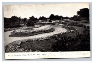 Vintage 1900s Postcard Floral Gardens, Como Park, St. Paul. Minnesota