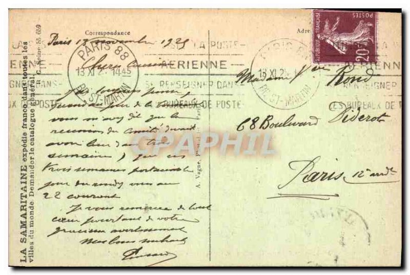 Old Postcard Paris Hotel des Invalides Entree on the Esplanade