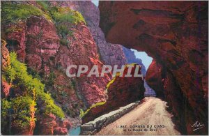 Old Postcard Gorges Cians and Route Beuil