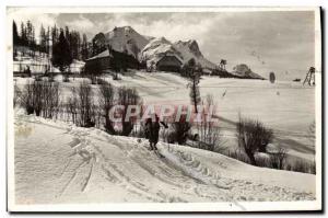 Postcard Modern Sports d & # 39hiver Ski Sauze 39hiver Station & # Barcelonne...