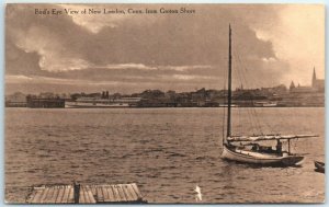 M-8686 Bird's Eye View of New London Connecticut from Groton Shore