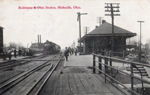 12392 Baltimore & Ohio Station, Hicksville, Ohio 1913