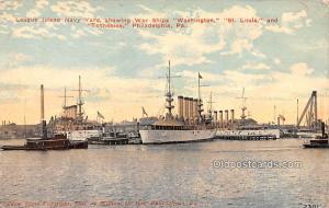 League Island Navy Yard, Philadelphia, PA, USA Military Battleship 1915 