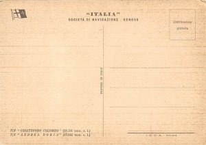 Cristoforo Colombo Andria Doria Navigazione Generale Italiana Ship 