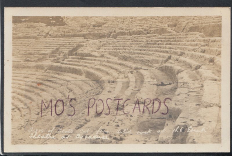 Italy Postcard - The Greek Theatre, Syracuse  RS17348