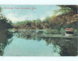 Bent Divided-Back PARK SCENE Columbus Ohio OH c9502