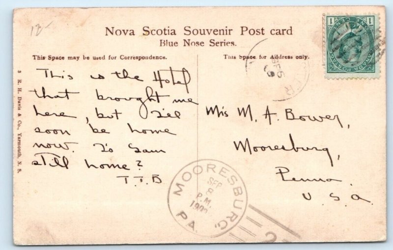 Hackatrack Inn CHESTER Nova Scotia CANADA Postcard