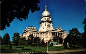 Illinois State Capitol Springfield IL Postcard PC80