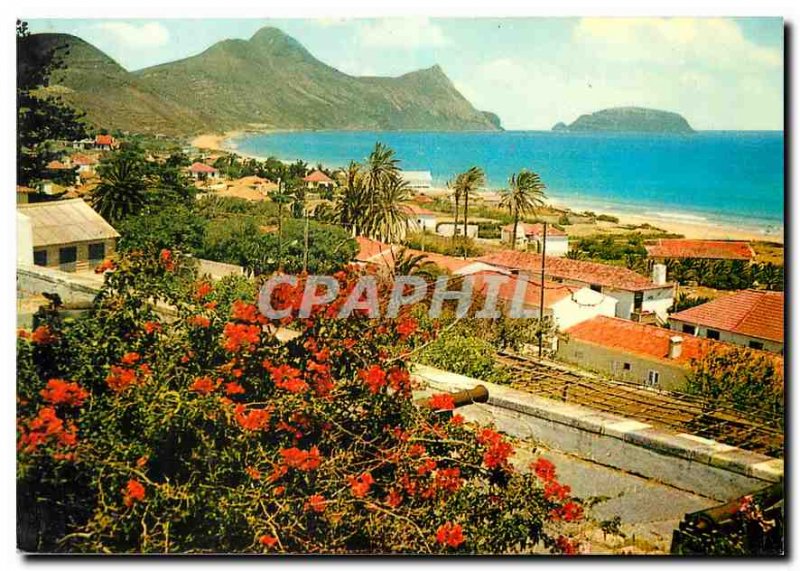 Postcard Modern Porto Santo Madeira Vista Leste Vila