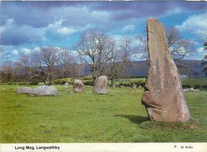 Postcard England Langwathby Long Meg Stone Circle