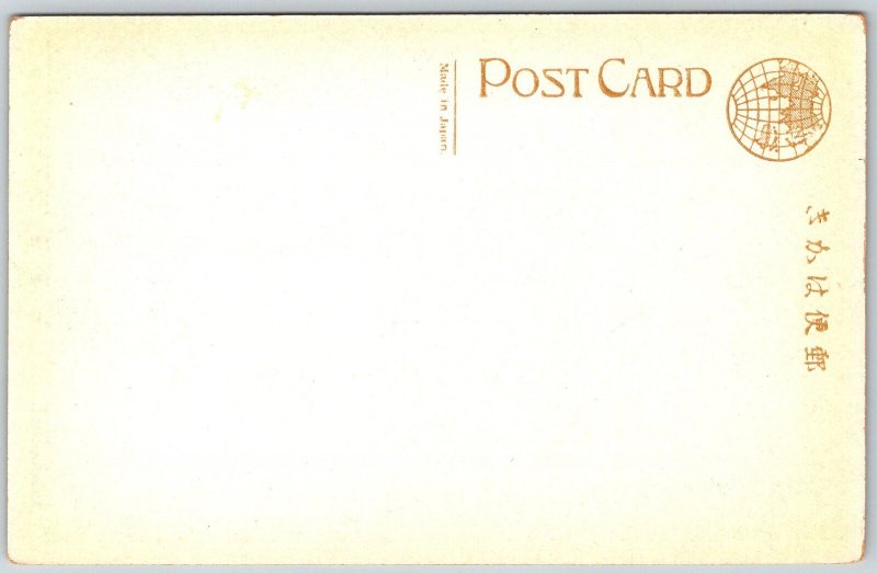 Japan 1920s Postcard A Monkey Leader Trainer