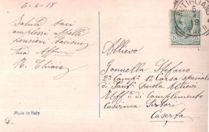 Rutigliano Bari Finland Battle End 1918 Antique WW1 War Postcard Postmark