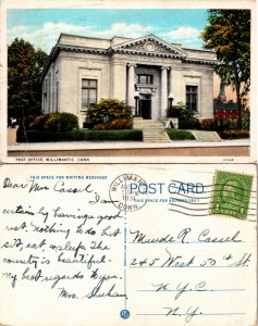 Post Office, Willimantic, Conn. (23056