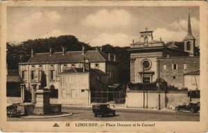 CPA LIBOURNE - Place Decazes et le Carmel (140368)