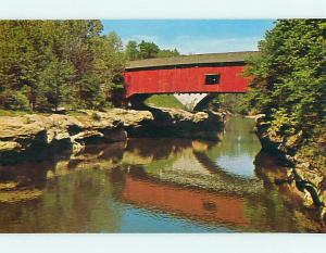 Unused Pre-1980 COVERED BRIDGE Bloomingdale Indiana IN t8078