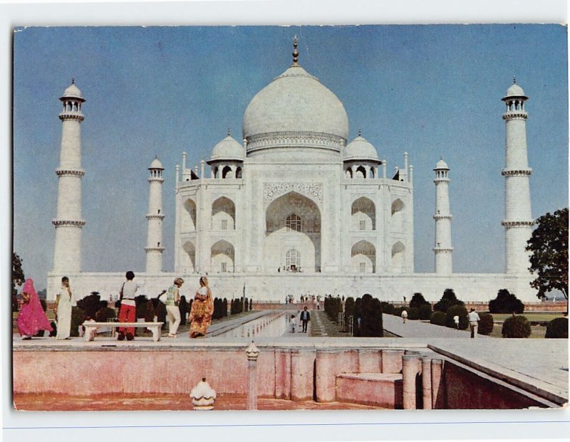 Postcard The Taj, Agra, India