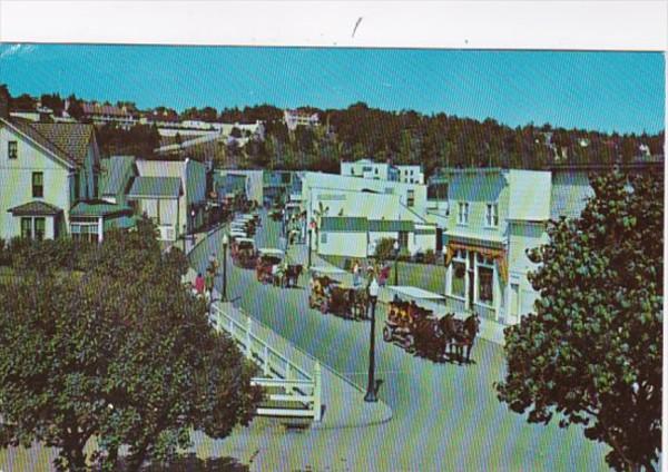 Michigan Mackinac Island Main Street and Village