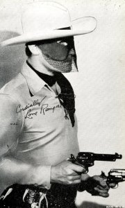 The Lone Ranger   **NOT A POSTCARD, Blank Back
