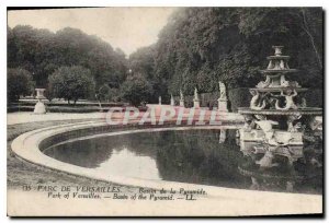 Postcard Old Park of Versailles Pyramid Basin