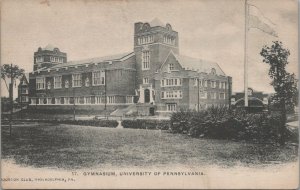 Postcard Gymnasium University of Pennsylvania Houston Club Philadelphia PA