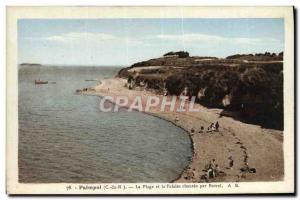 Old Postcard Paimpol The Beach And The Cliff sung by Botrel