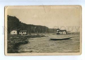 206603 NORWAY Holmestrand Badet Vintage photo postcard