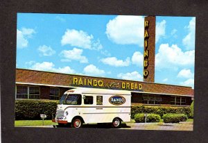 AZ Rainbow Bread Delivery Truck Bakery Advertising AD Tucson Arizona Postcard