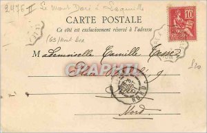 Old Postcard Mont Dore Sancy (map 1900)