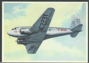 PPC* TWA DC-2 Good Card Mint 4.25 X 6.00