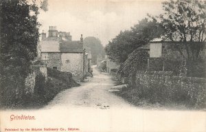 GRINDLETON LANCASHIRE ENGLAND~VILLAGE VIEW~1905 SKIPTON STATIONER PHOTO POSTCARD