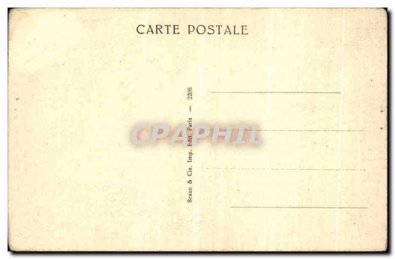 Old Postcard Musee Cluny Bust A Child By Pigalle