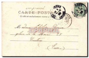 Old Postcard Chateauroux Notre Dame Church