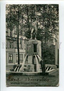 3150869 GERMANY BIELEFELD Leineweber brunnen Vintage RPPC