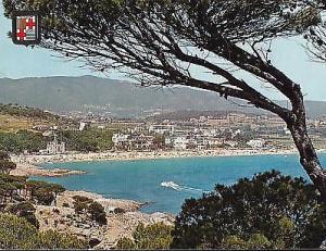 POSTAL B01318: San Feliu de Guixols (Costa Brava). Playa de San Pol.