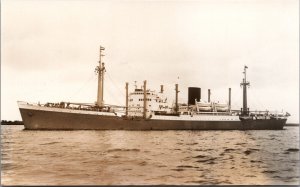 MS Langkoeas Koninklijke Rotterdamsche Lloyd Ship RPPC C018