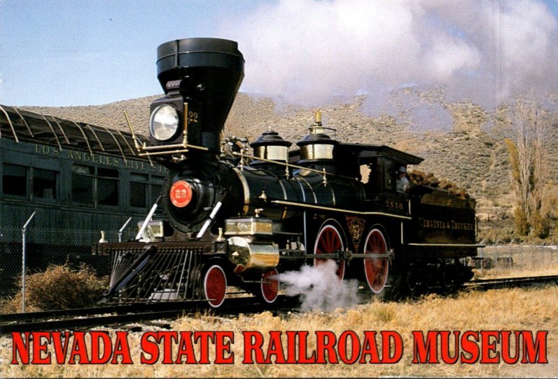 Nevada Carson City Locomotive Nevada State Railroad Museum 2001