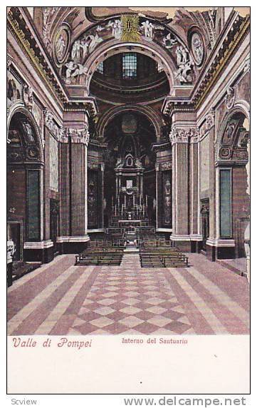 Interior del Santuario, Valle de Pompei, Campania, Italy, 00-10s