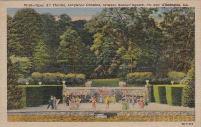 Delaware Wilmington Open Air Theatre Longwood Gardens 1952