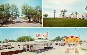 FL, Panama City, Florida, King  Motor Court Multi View, Dexter No. 47047-B