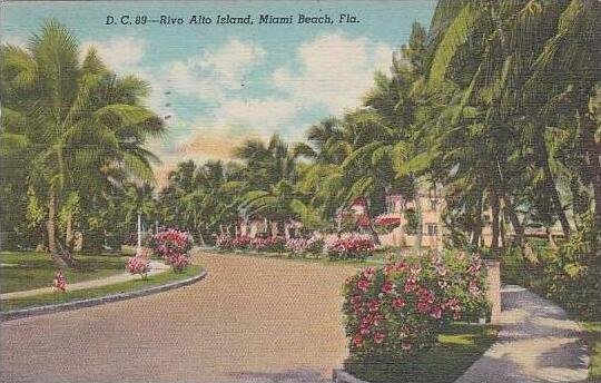 Florida Miami Beach Rivo Alto Island 1946