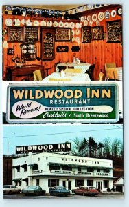 BREEZEWOOD, PA Pennsylvania ~ WILDWOOD INN  c1950s, 60s Cars Roadside Postcard