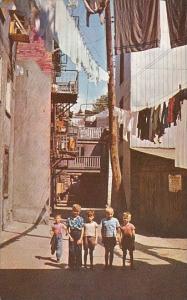 Canada Quebec Sous Le Cap Street Wash Day