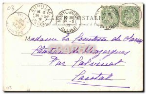 Old Postcard Neris les Bains The Church