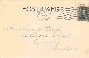 Castle Point Entrance Hoboken New Jersey 1906 postcard